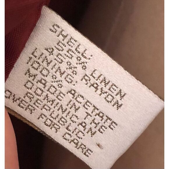 Express linen long line button front vintage 90 blazer Size 2 - Picture 11 of 13